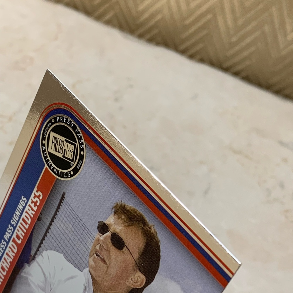 Press Pass Authentics Racing Card - Picture 2 of 4
